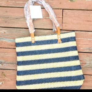 Navy stripe NWT "THIRTY ONE"  Around Town Tote   FINAL
